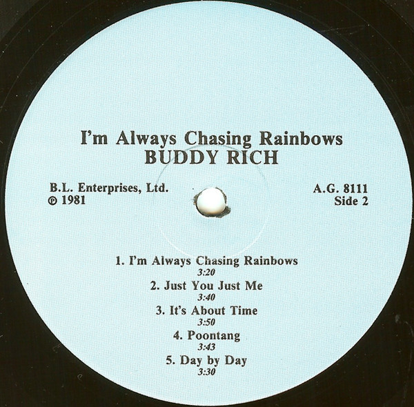 descargar álbum Buddy Rich - Im Always Chasing Rainbows