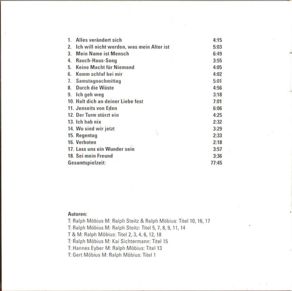 ladda ner album Ton Steine Scherben - 18 Songs Aus 15 Jahren