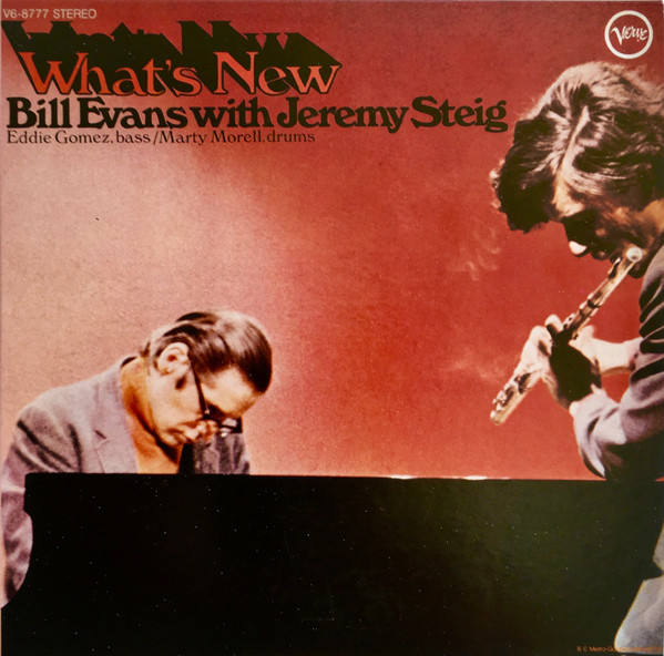 Bill Evans With Jeremy Steig – What's New (1995, Paper Sleeve, CD 