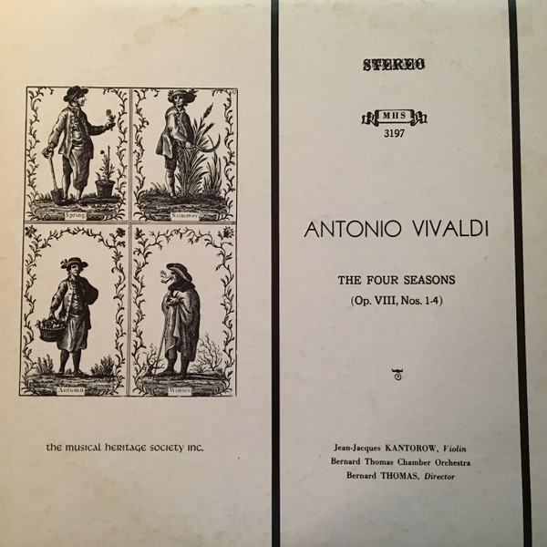 Antonio Vivaldi, Jean-Jacques Kantorow, Bernard Thomas Chamber