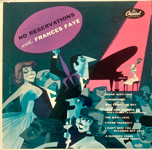 Frances Faye – No Reservations (1955, Vinyl) - Discogs