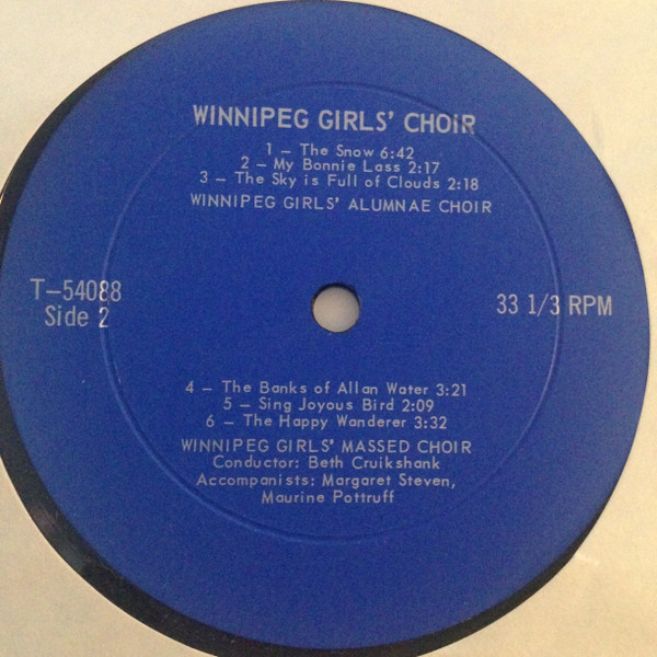 Album herunterladen Winnipeg Girl's Choir - Winnipeg Girls Choir