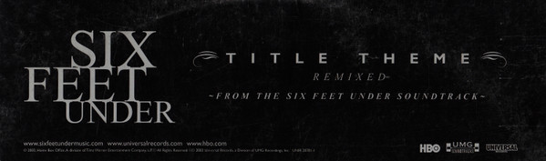 Thomas Newman – Six Feet Under Title Theme (Remixed) (2002, Vinyl 