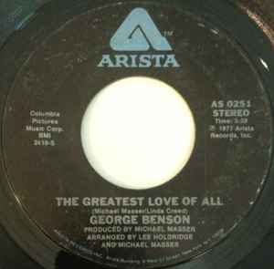 George Benson - The Greatest Love Of All / Ali's Theme album cover