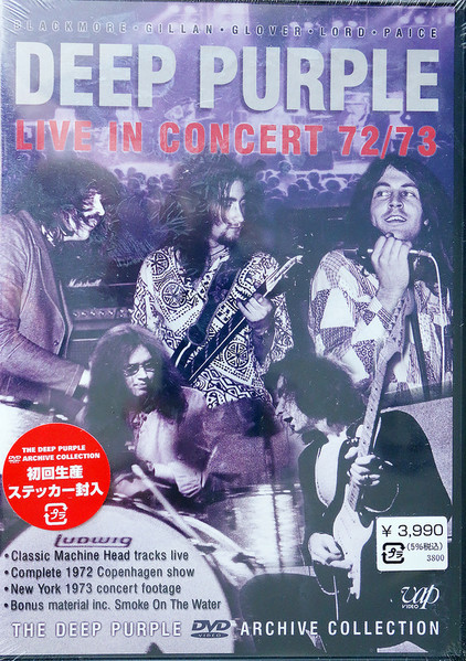 Deep Purple – Live In Concert 72/73 (2006, DVD) - Discogs