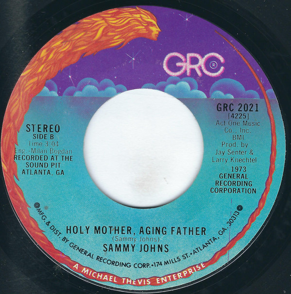 télécharger l'album Sammy Johns - Early Morning Love Holy Mother Aging Father