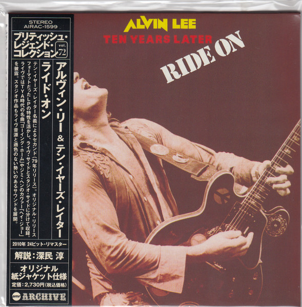 Alvin Lee u0026 Ten Years Later - Ride On | Releases | Discogs