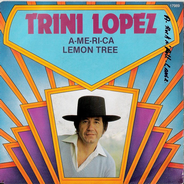 télécharger l'album Trini Lopez - A Me Ri Ca Lemon Tree