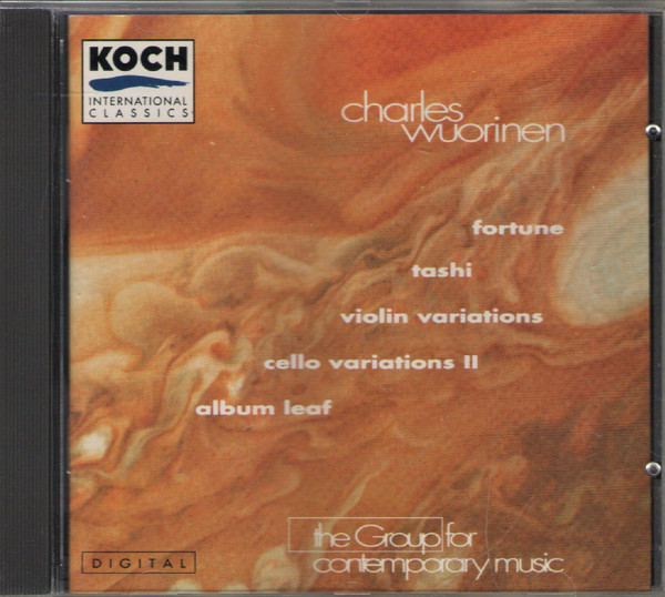 lataa albumi Charles Wuorinen The Group For Contemporary Music - Fortune Tashi Violin Variations Cello Variations II Album Leaf