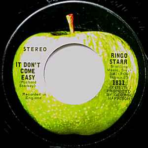 Ringo Starr – It Don't Come Easy (1971, Vinyl) - Discogs