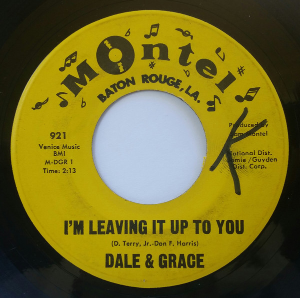 baixar álbum Dale & Grace - Im Leaving It Up To You Thats What I Like About You