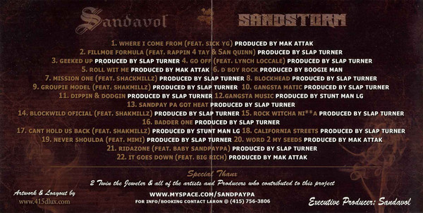 descargar álbum Sandavol - Sandstorm
