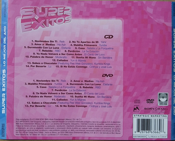 télécharger l'album Various - Super Exitos Lo Mejor Del Año 2006