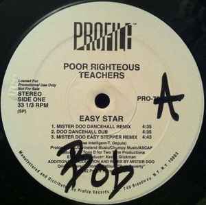Poor Righteous Teachers – Easy Star (1992, Vinyl) - Discogs