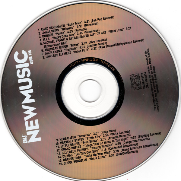 ladda ner album Various - CMJ New Music Issue 134