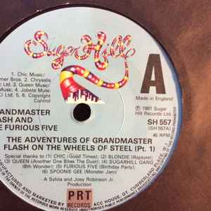 Grandmaster Flash & The Furious Five - The Adventures Of Grandmaster Flash On The Wheels Of Steel