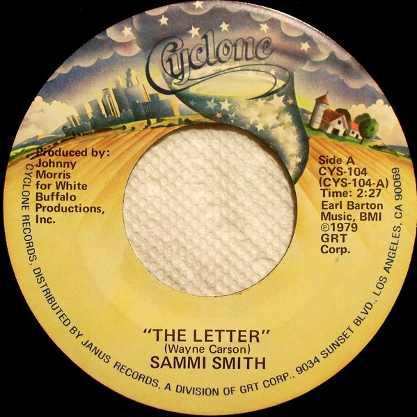 Sammi Smith – The Letter / It's A Day For Sad Songs (And Missing 