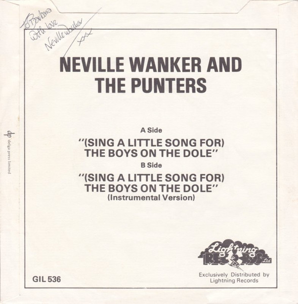 Neville Wanker And The Punters – (Sing A Little Song For) The Boys