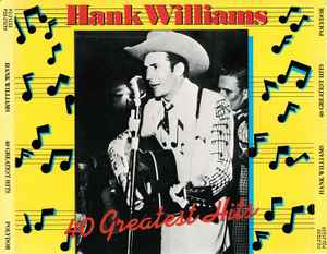Hank Williams - 40 Greatest Hits album cover
