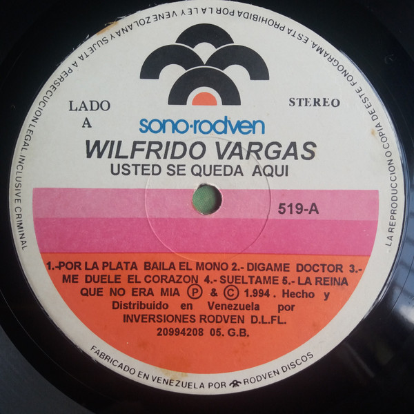 Album herunterladen Wilfrido Vargas - Usted Se Queda Aqui