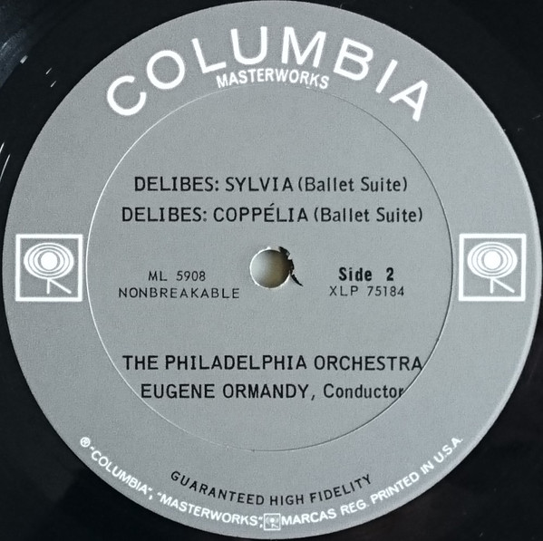 ladda ner album Chopin Delibes Eugene Ormandy, The Philadelphia Orchestra - Three Favorite Ballets Les Sylphides Suite From Sylvia Suite From Coppélia