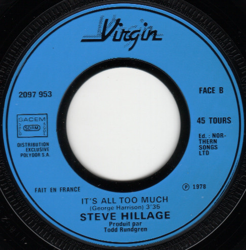 descargar álbum Steve Hillage - Getting Better Its All Too Much