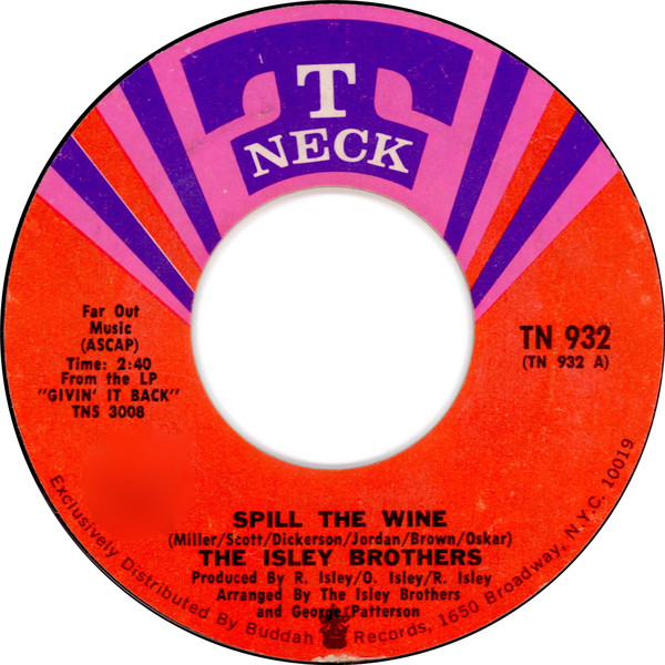 The Isley Brothers – Spill The Wine / Take Inventory (1971, Vinyl