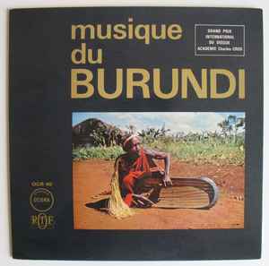 Various - Musique Du Burundi album cover