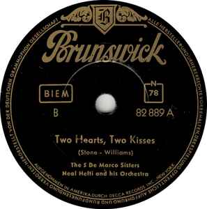 DeMarco Sisters - Two Hearts, Two Kisses album cover