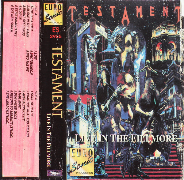Testament - Live At The Fillmore | Releases | Discogs
