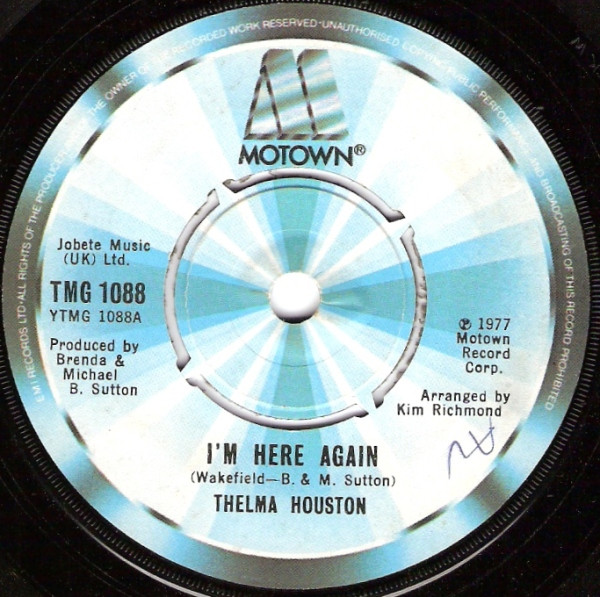 Thelma Houston – I'm Here Again (1977, Vinyl) - Discogs