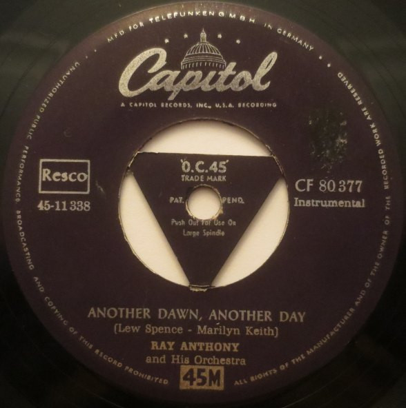 baixar álbum Ray Anthony And His Orchestra - O Mein Papa Another Dawn Another Day