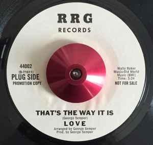 Love – That's The Way It Is (Vinyl) - Discogs