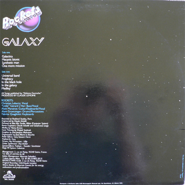 Rockets - Galaxy | Rockland Records (RKL 20208) - 2