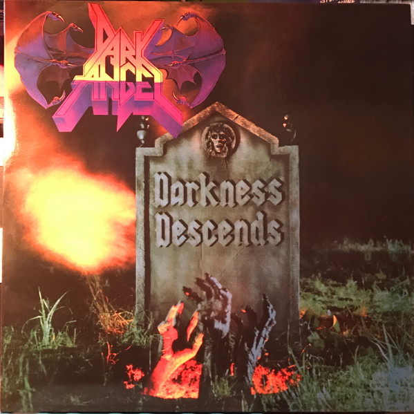 Dark Angel – Darkness Descends (2014, Clear/Orange splatter, Vinyl