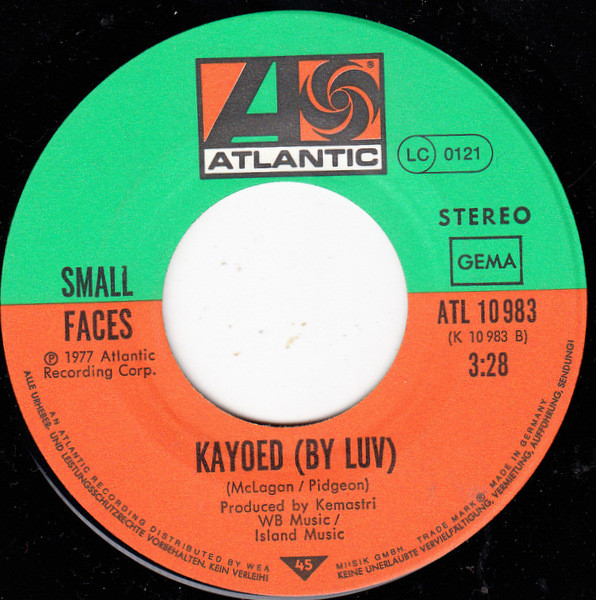 last ned album Small Faces - Lookin For A Love BW Kayoed By Luv