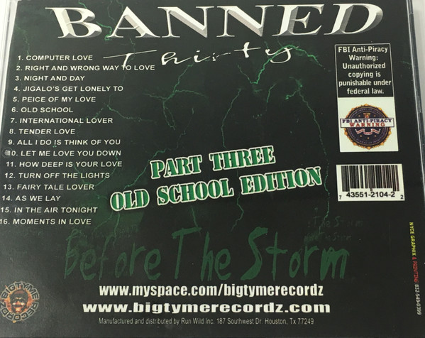descargar álbum Various - Banned 30 Before The Storm Part Three Old School Edition