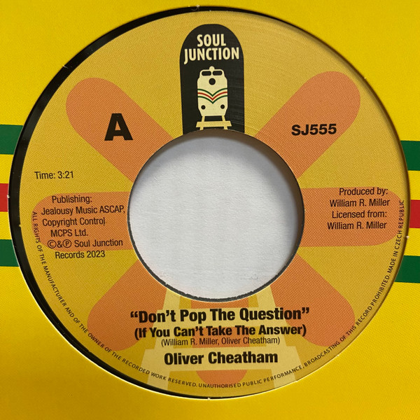 oliver cheatham don't pop the questiondisco