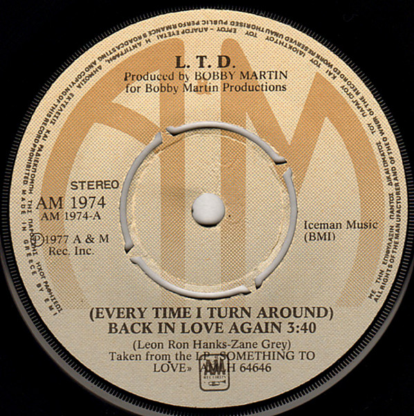 L.T.D. - (Every Time I Turn Around) Back In Love Again | Releases