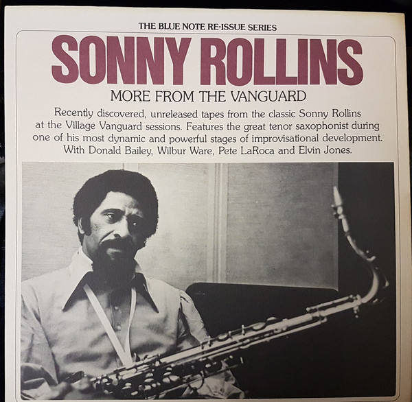 Sonny Rollins – More From The Vanguard (1975, Vinyl) - Discogs