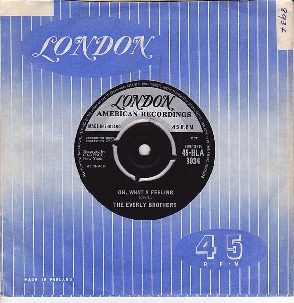 The Everly Brothers - ('Til) I Kissed You | London Records (45-HLA 8934) - 2