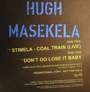 Hugh Masekela - Stimela (Live) / Don't Go Lose It Baby album cover