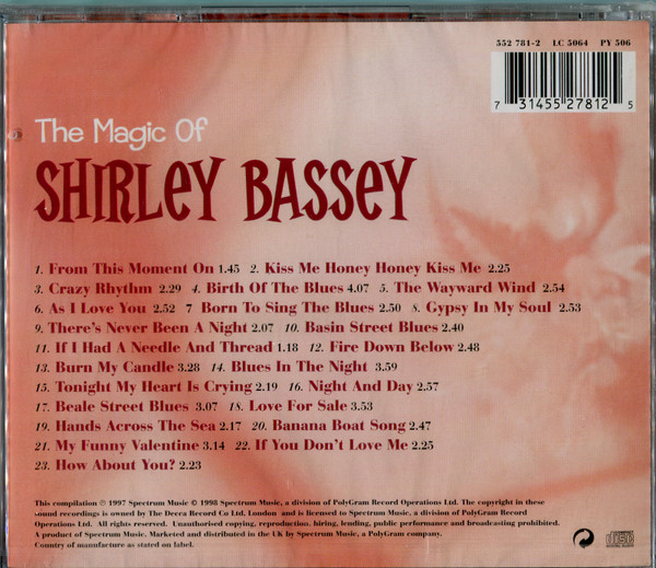 last ned album Shirley Bassey - The Magic Of Shirley Bassey