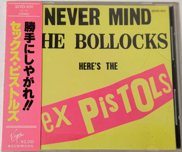 Sex Pistols – Never Mind The Bollocks Here's The Sex Pistols (1986