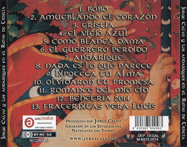 descargar álbum Jorge Calvo Y Los Andariques - En El Reino De Tristia