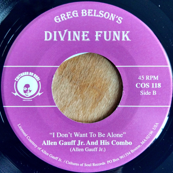 Greg Belson - Divine Funk | Cultures Of Soul Records (COS 116) - 7