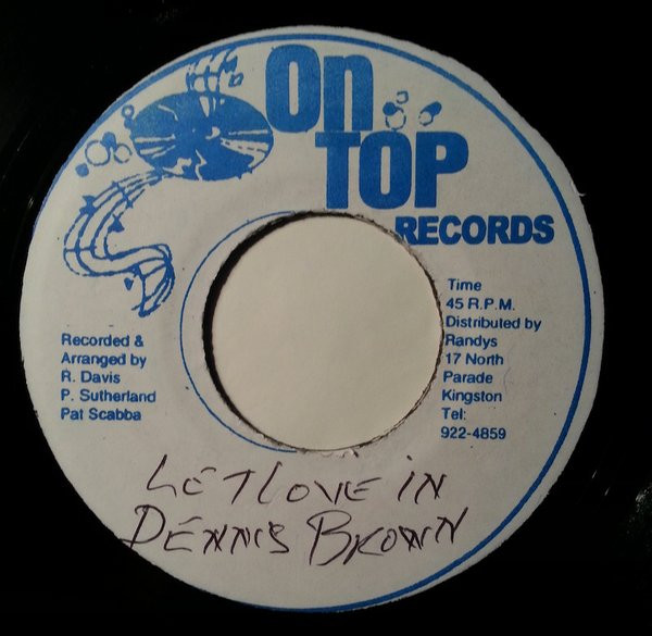 Dennis Brown – Let Love In (1972, Vinyl) - Discogs
