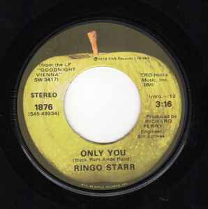 Ringo Starr – Only You (1974, Los Angeles Pressing, Vinyl) - Discogs