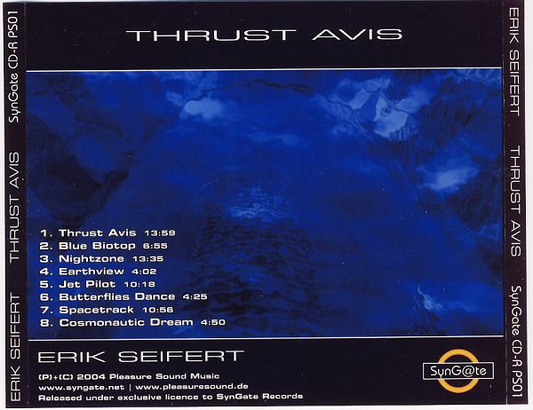 Album herunterladen Erik Seifert - Thrust Avis