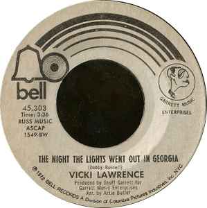 Vicki Lawrence - The Night The Lights Went Out In Georgia album cover